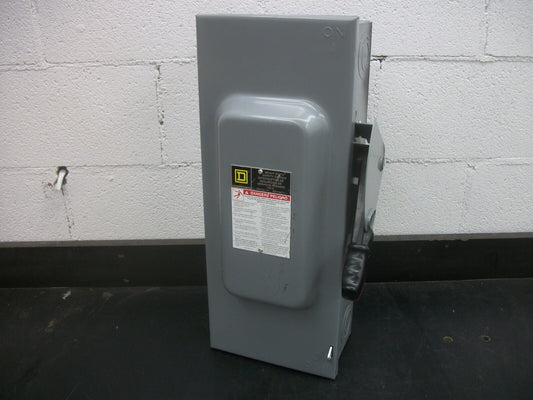 SQUARE D DISCONNECT TYPE 1 H363 100AMP 600VOLT 3POLE FUSIBLE