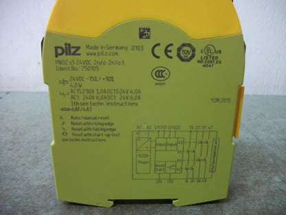 PILZ PNOZ S5 SAFETY RELAY PNOZ S5 24VDC 2N/O 2N/O T