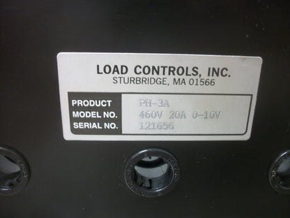 LOAD CONTROLS INC ANALOG POWER CELL TRANSDUCER PH-3A 460VOLT 20AMP 0-10V