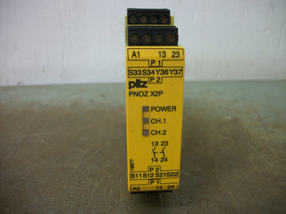 PILZ PNOZ X2P 2-CHANNEL SAFETY RELAY PNOZ X2P 24VACDC 2N/O