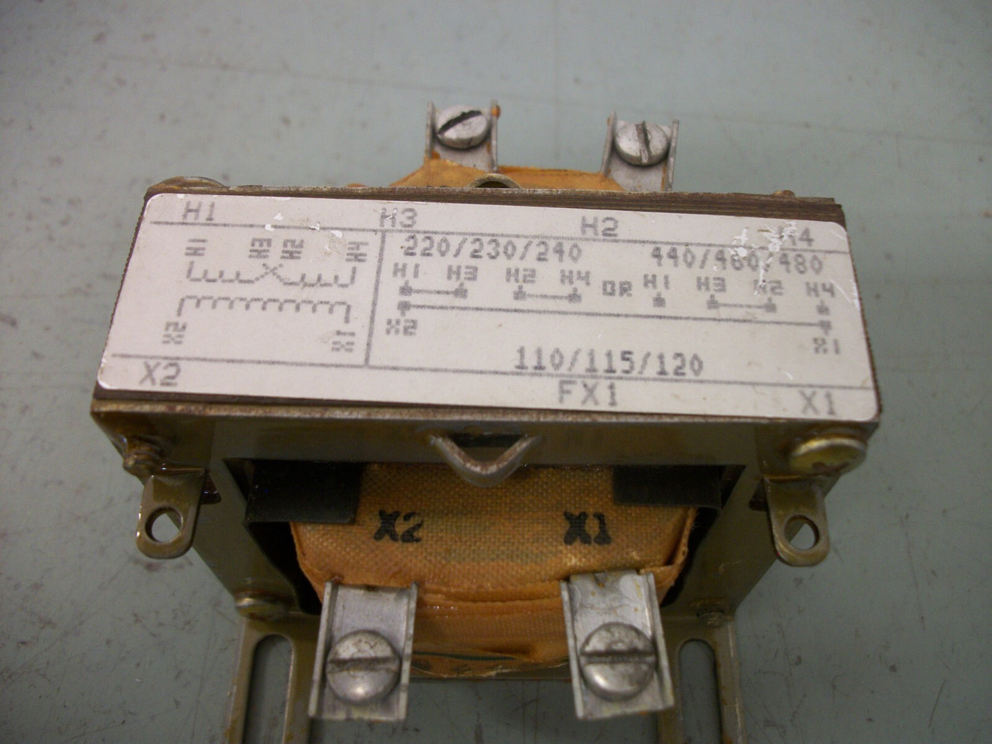 GE 0.050KVA 1PH TRANSFORMER 9T58B42G8 HV 220X480 LV 110/120