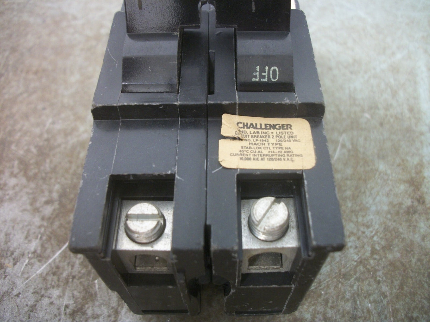CHALLENGER NA CIRCUIT BREAKER NA250 50AMP 240VOLT 2POLE NOB