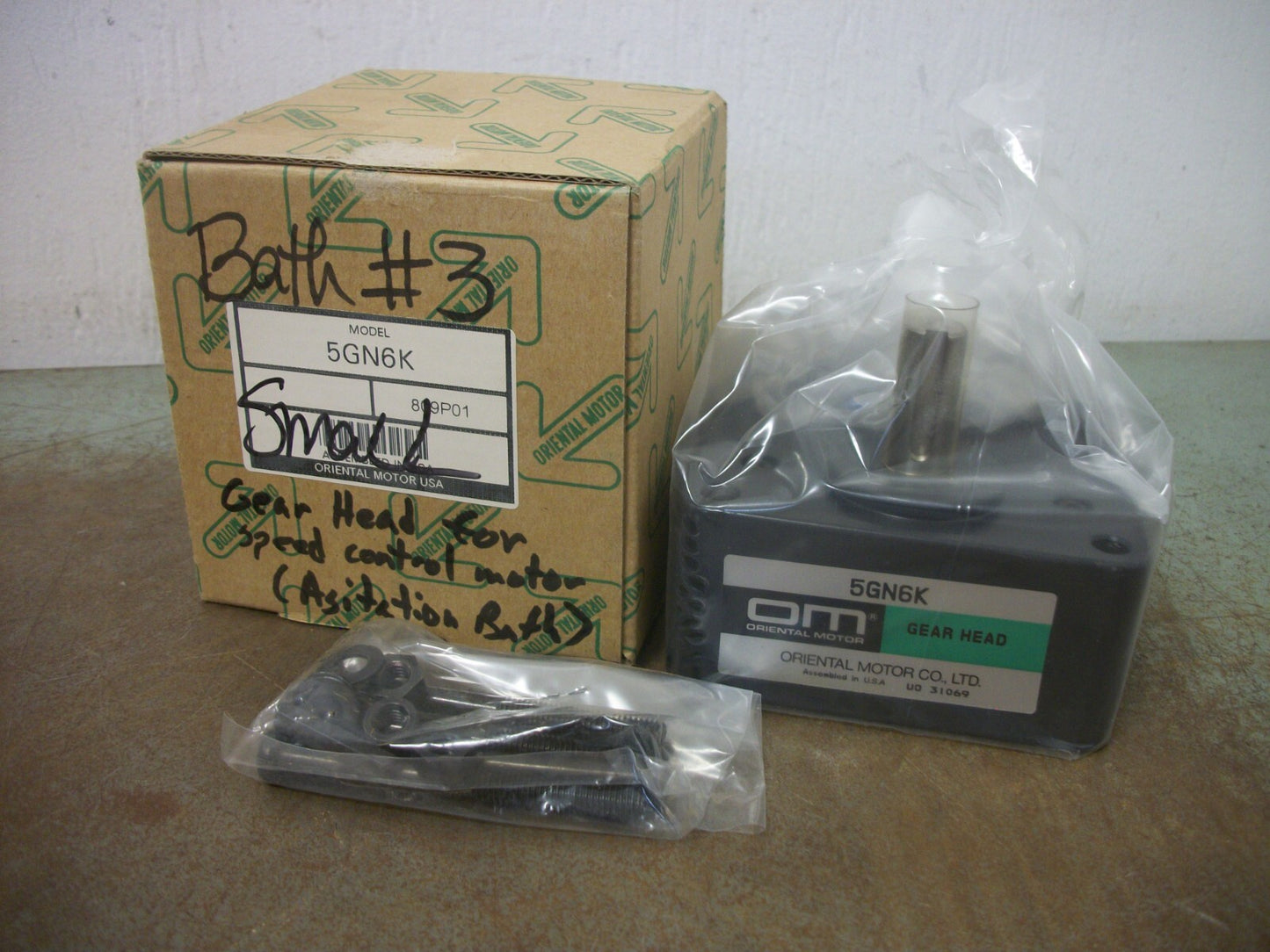 ORIENTAL MOTOR GEAR HEAD 5GN6K NIB