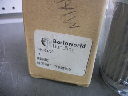BARLOWORLD TRANSMISSION FILTER 800086112 NIB