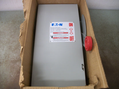 CUTLER-HAMMER DISCONNECT TYPE 1 DH221NGK 30AMP 240VOLT 2POLE FUSIBLE NIB
