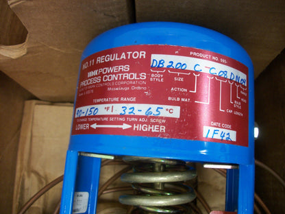 POWERS PROCESS CONTROLS NO. 11 REGULATOR 595-DB200C-C08DN04 NIB