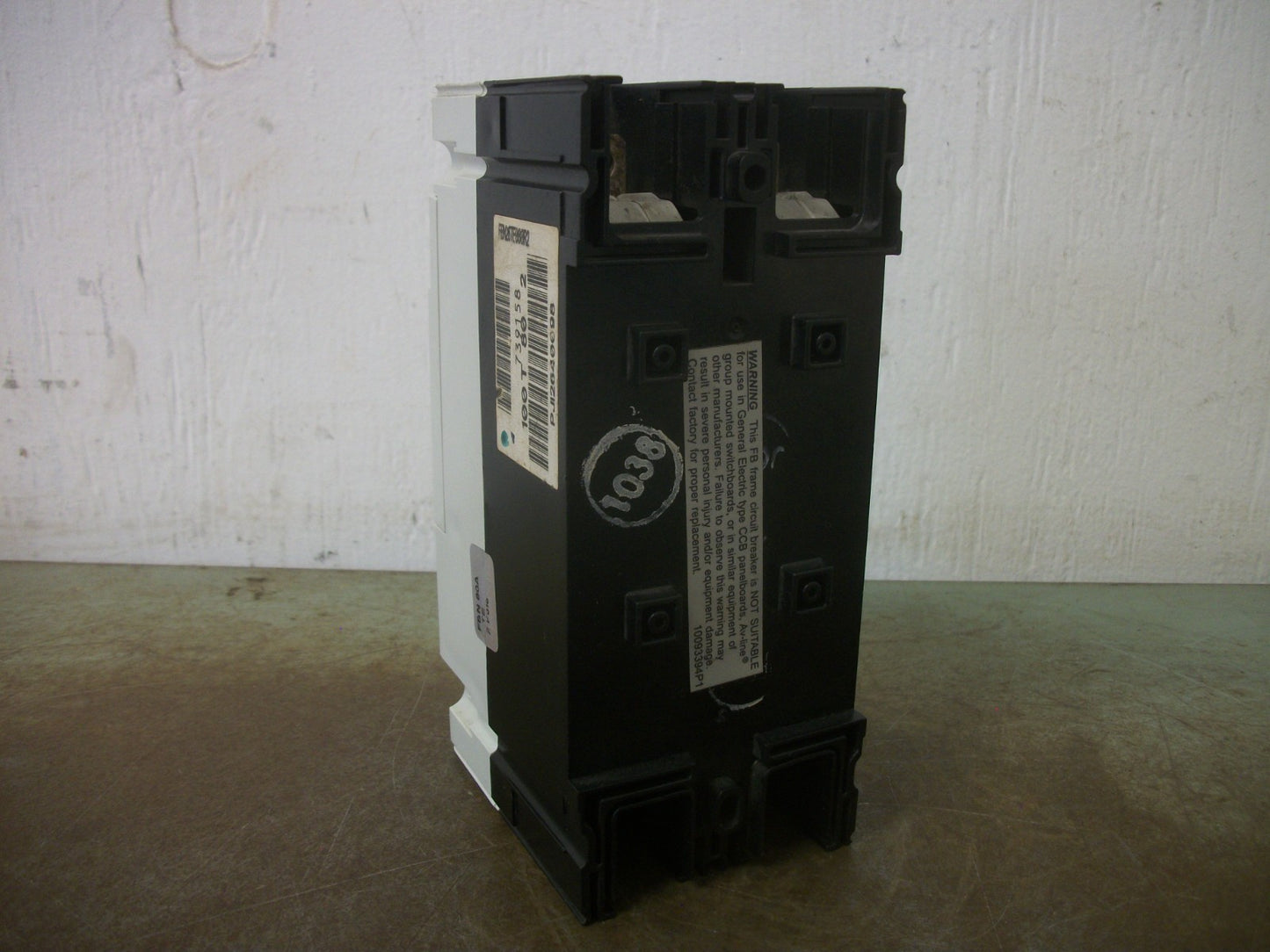 GE RECORD PLUS CIRCUIT BREAKER FBN26TE080R2 80AMP 600VOLT 2POLE