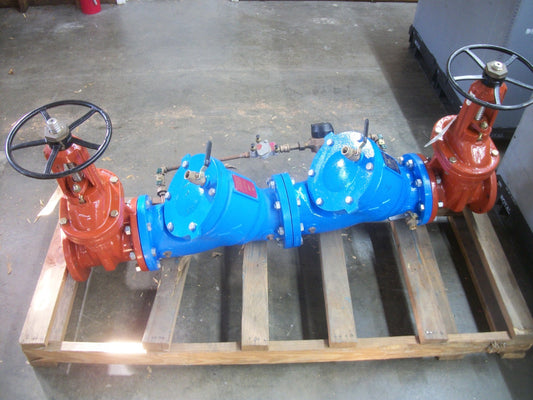 WATTS SIZE 0 1/2" BYPASS DOUBLE CHECK DETECTOR ASSEMBLY NO. 709 DCDA 175PSI NEW