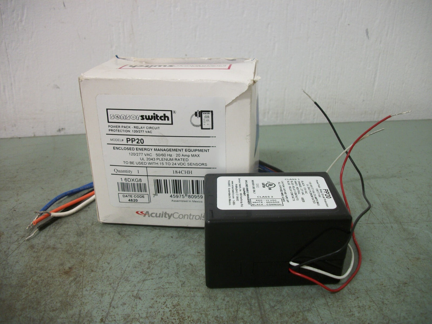 ACUITY SENSOR SWITCH RELAY CIRCUIT PROTECTION POWER PACK PP20 120/277V 20A NIB