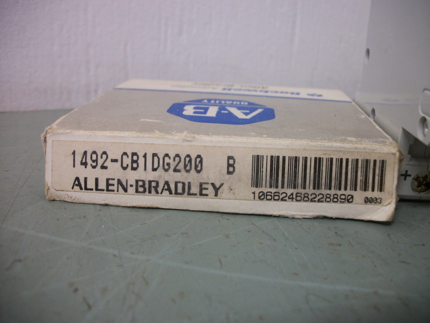 ALLEN-BRADLEY MINI CIRCUIT BREAKER 1492-CB1DG200 20AMP 120VDC 1POLE NIB