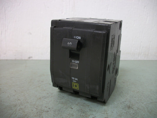 SQUARE D QO CIRCUIT BREAKER QO360 60AMP 240VOLT 3POLE NOB