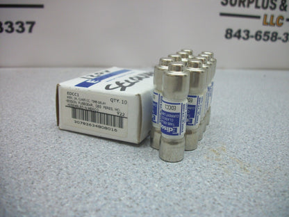 EDISON BOX OF 9 CLASS CC FUSES EDCC1 1AMP 600VOLT NIB