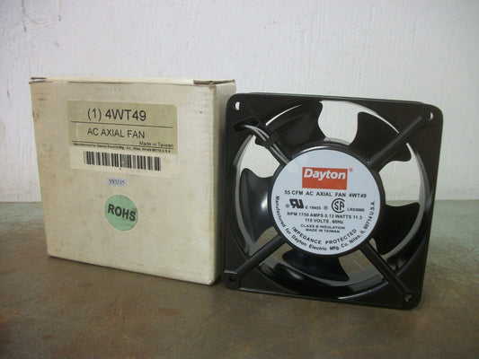 DAYTON AC AXIAL FAN 4WT49 115VOLT 55CFM 1750RPM NIB