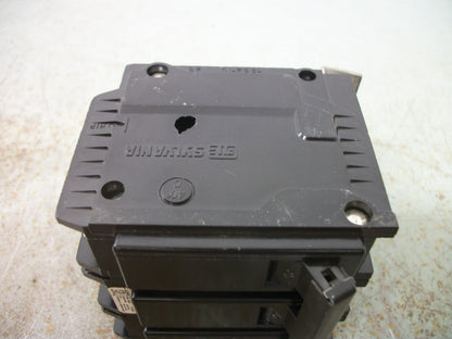 GTE SYLVANIA BQ CIRCUIT BREAKER BQ3C060 60AMP 240VOLT 3POLE CRACKED