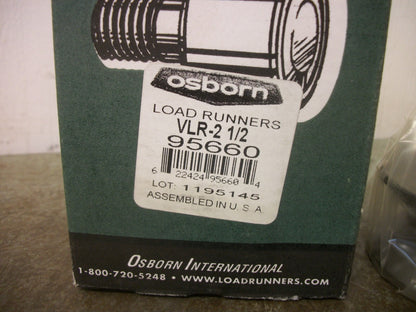 OSBORN 2-1/2" HEAVY DUTY LOAD RUNNER VLR-2-1/2 95660 NIB