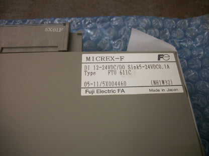 FUJI MICREX-F 16IN/16OUT DIGITAL I/O MODULE FTU611C NOB