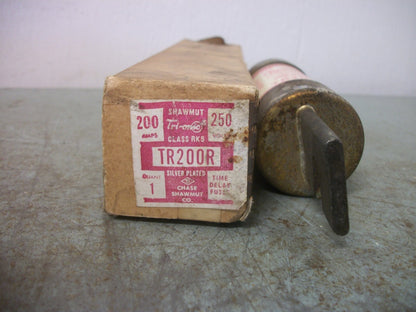 SHAWMUT TRI-ONIC FUSE TR200R 200AMP 250VOLT NIB