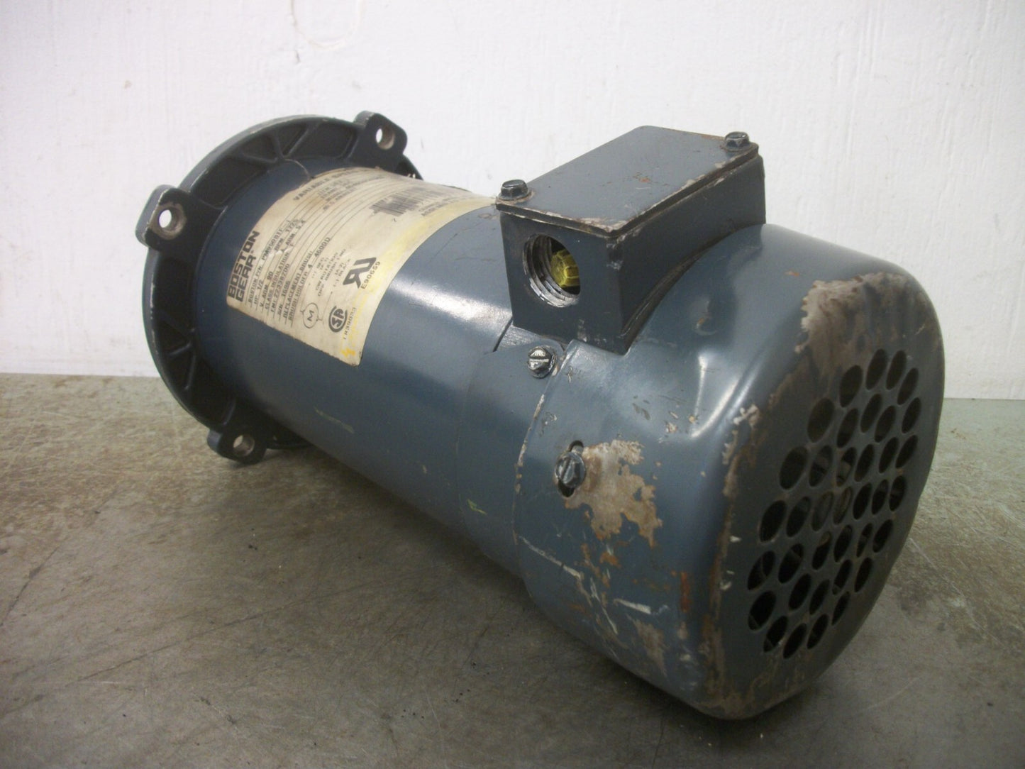 BOSTON GEAR 1/2HP 56C TEFC DC MOTOR PM950BTF-I 90VDC 1725RPM