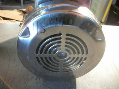 RELIANCE SUPER-CLEAN 1/3HP 1PH SS AC MOTOR FC56 TEFC E79C6183M 115VOLT 1140RPM