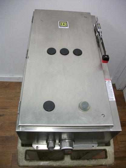 SQUARE D DISCONNECTOR/BREAKER SS ENCLOSURE ONLY TYPE 4,4X 30AMP 600VOLT