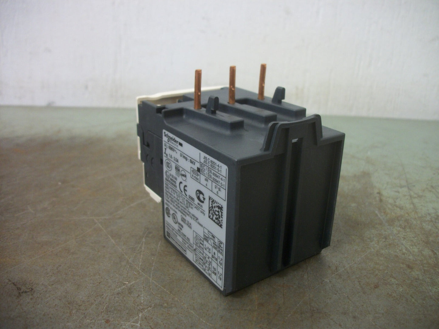 TELEMECANIQUE THERMAL OVERLOAD RELAY LRD07 1.6-2.5AMP