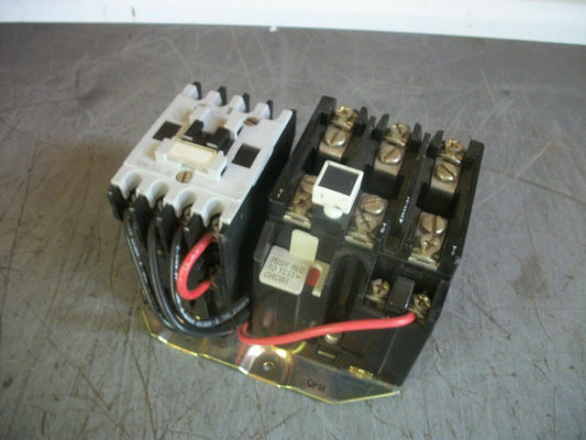 ALLEN-BRADLEY SIZE 00 MOTOR STARTER 509-TOD 9AMP 120VCOIL 3PH 600V 2HP
