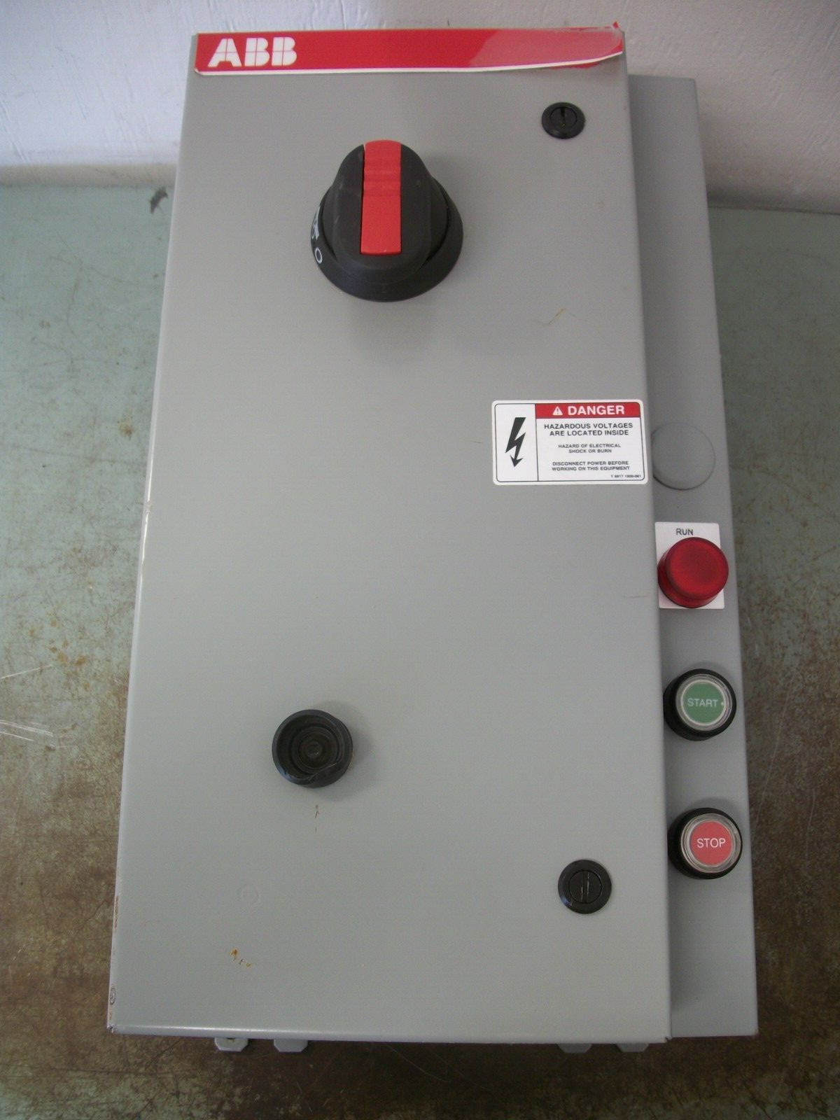 ABB STARTER COMBO 4,12 31F1-CJZ1F A16-30-10 120VCOIL 30AMP FUSIBLE NOB