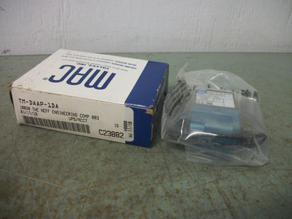 MAC SOLENOID VALVE TM-DAAP-1DA 120VCOIL 5.4W 25-150PSI NIB