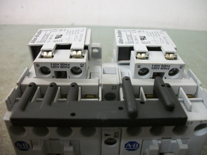 ALLEN-BRADLEY REV CONTACTOR 100-C09*400 25AMP 120VCOIL 3PH 600V 7.5HP