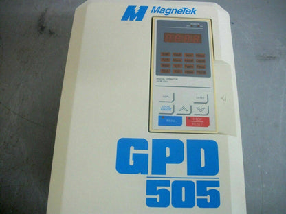 MAGNETEK GPD 505 AC DRIVE GPD505V-B014 460VOLT 3PH 14.8AMP