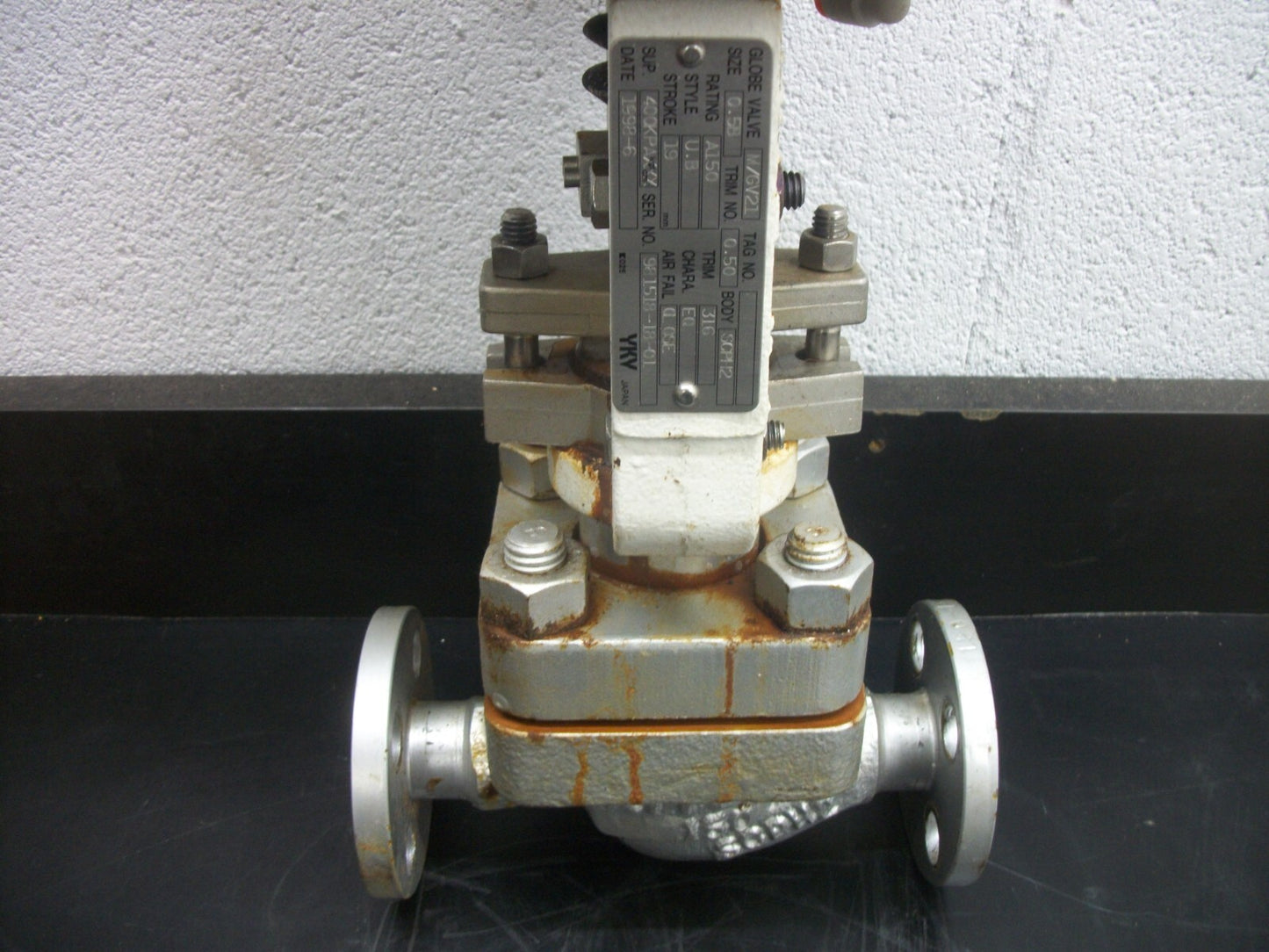 VALTEK YKV FLOWSERVE SIZE 0.5B PNEUMATIC ACTUATOR VALVE M/GV21 150PSI
