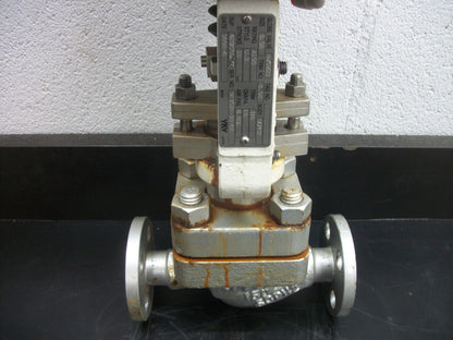 VALTEK YKV FLOWSERVE SIZE 0.5B PNEUMATIC ACTUATOR VALVE M/GV21 150PSI