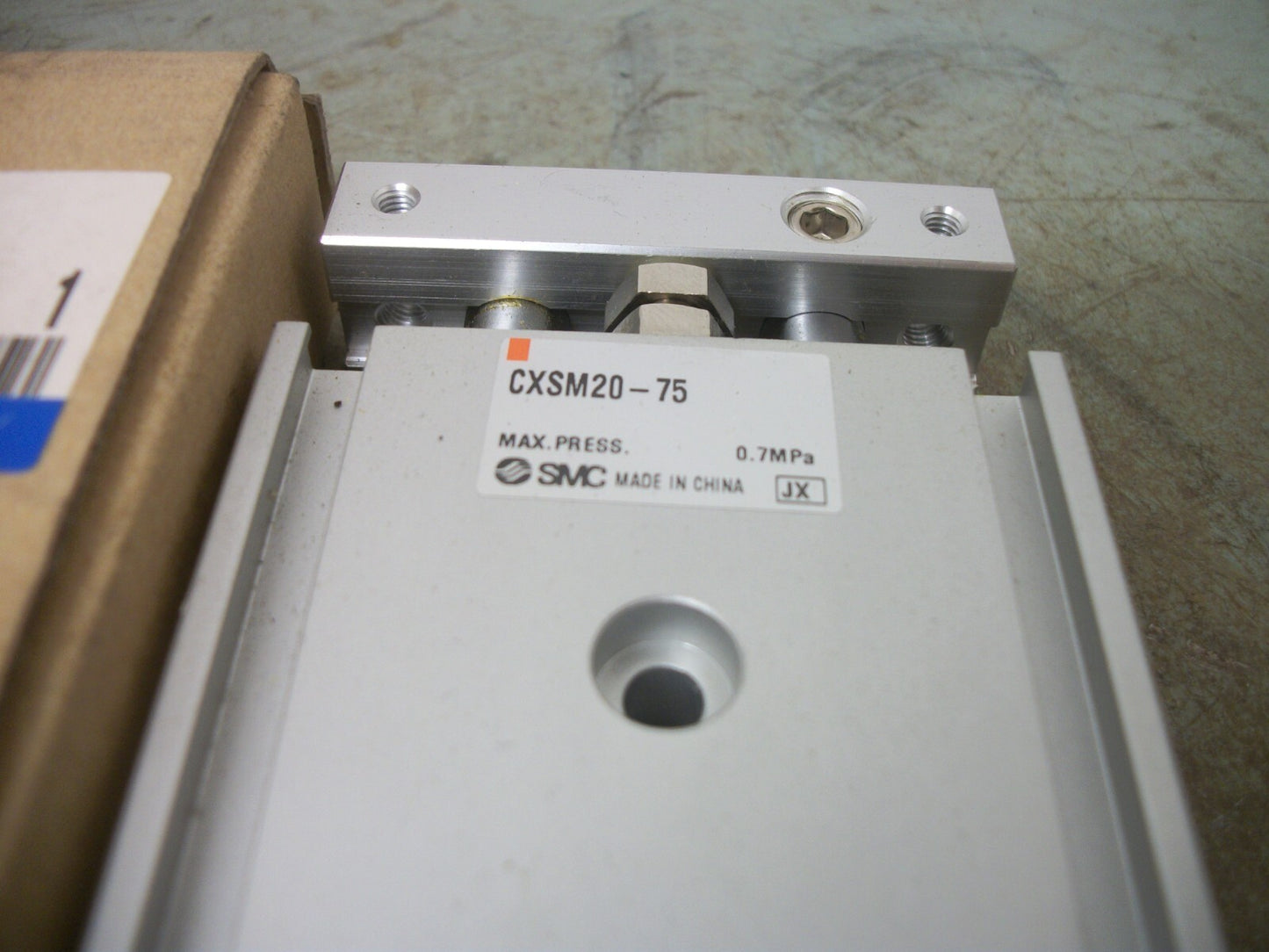 SMC CXS SERIES DUAL ROD GUIDED CYLINDER CXSM20-75 75MM STROKE NIB