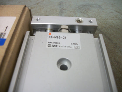 SMC CXS SERIES DUAL ROD GUIDED CYLINDER CXSM20-75 75MM STROKE NIB