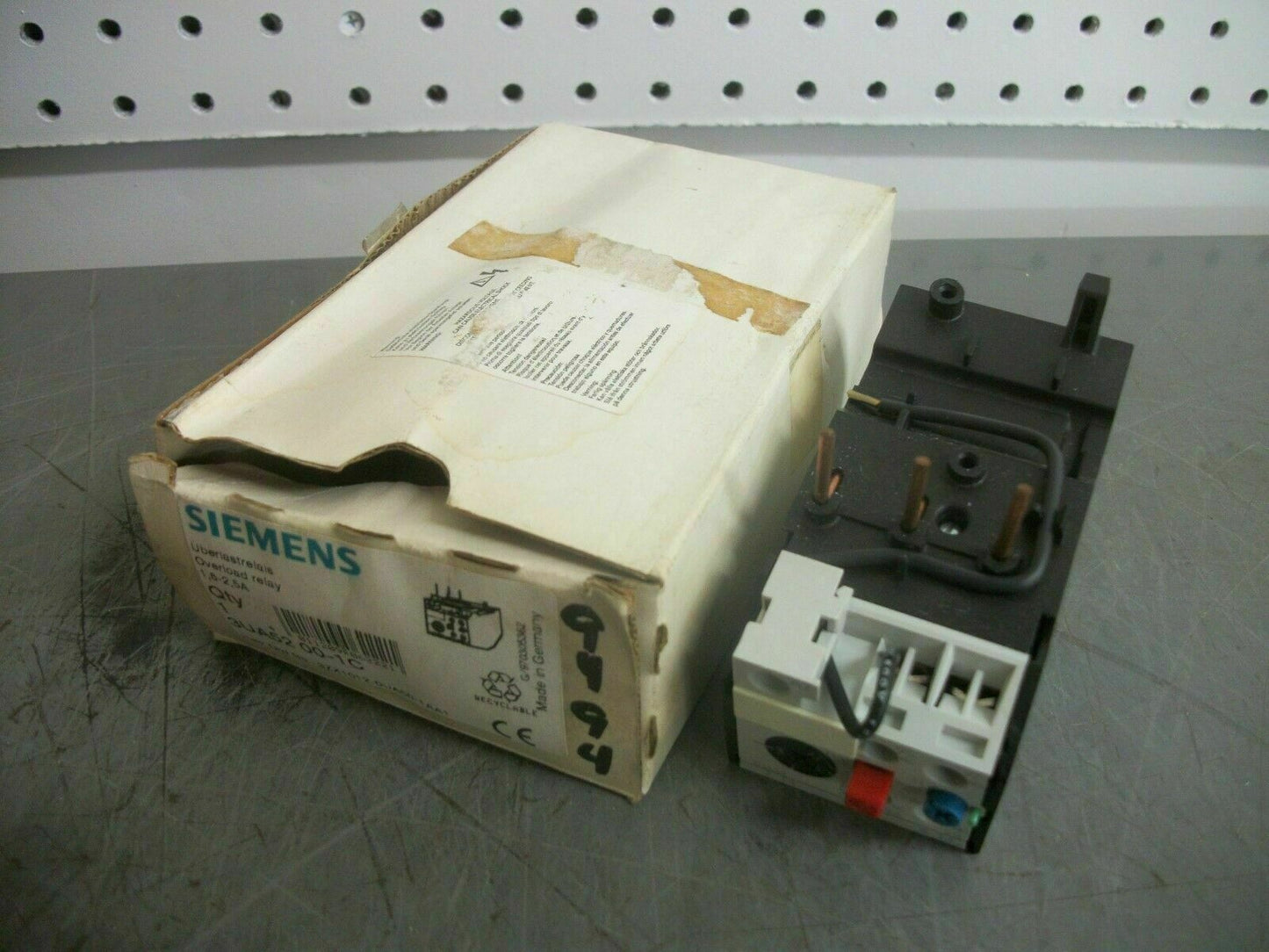 SIEMENS OVERLOAD RELAY 3UA52-00-1C 1.6-2.5AMP NIB