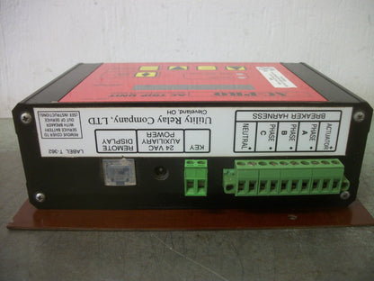 UTILITY RELAY COMPANY AC-PRO MICRO-CONTROLLER AC TRIP UNIT T-361 T-362