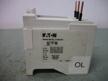 CUTLER-HAMMER THERMAL OVERLOAD RELAY C306DN3 32AMP