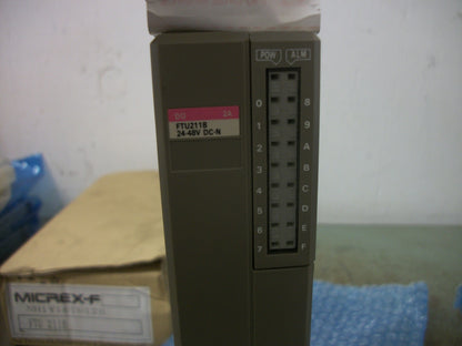FUJI MICREX-F 16-POINT DIGITAL OUTPUT MODULE FTU211B 24-48VOLT NIB