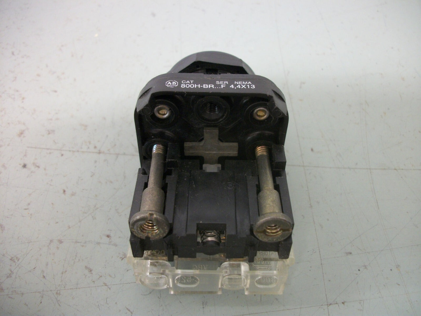 ALLEN-BRADLEY YELLOW EXTENDED MOMENTARY PUSHBUTTON 800H-BR...F