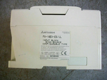 MITSUBISHI SINK/SOURCE INPUT BLOCK FX-16EX-ES/UL