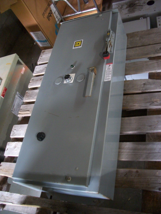 SQUARE D STARTER COMBO SIZE 3 TYPE 12/3R 8536SEO1H20S 120VCOIL 100AMP FUSIBLE