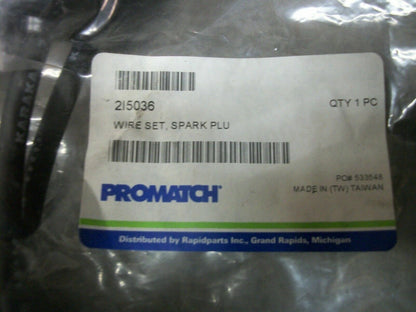 PROMATCH RAPIDPARTS SPARK PLUG WIRE SET 215036 NEW