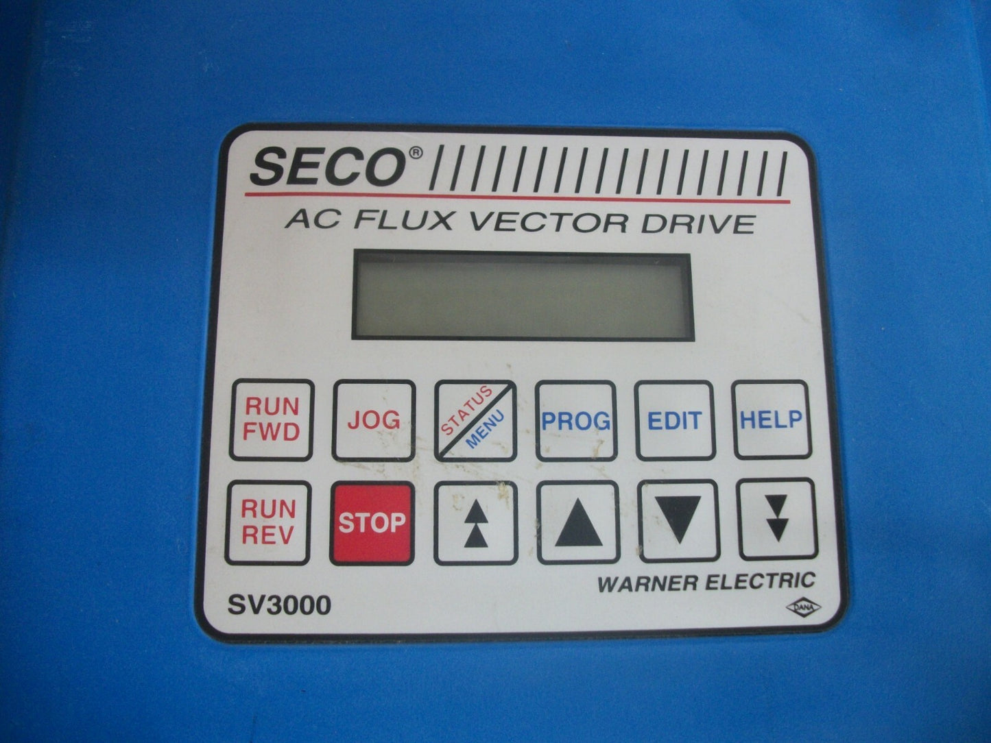 WARNER SV3000 5HP AC FLUX VECTOR DRIVE SV3205-01000 230VOLT 19AMP 5.6KVA
