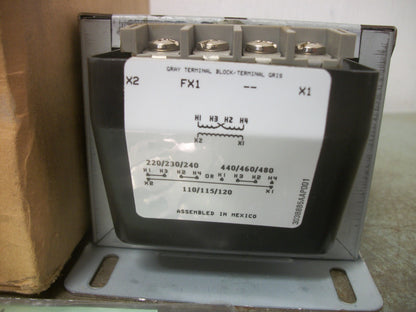 GE .150KVA 1PH CORE & COIL TRANSFORMER 9T58K0045 HV 220X480 LV 110/120 NIB