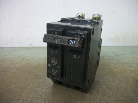 GE THQB CIRCUIT BREAKER THQB2130 30AMP 240VOLT 2POLE OLD