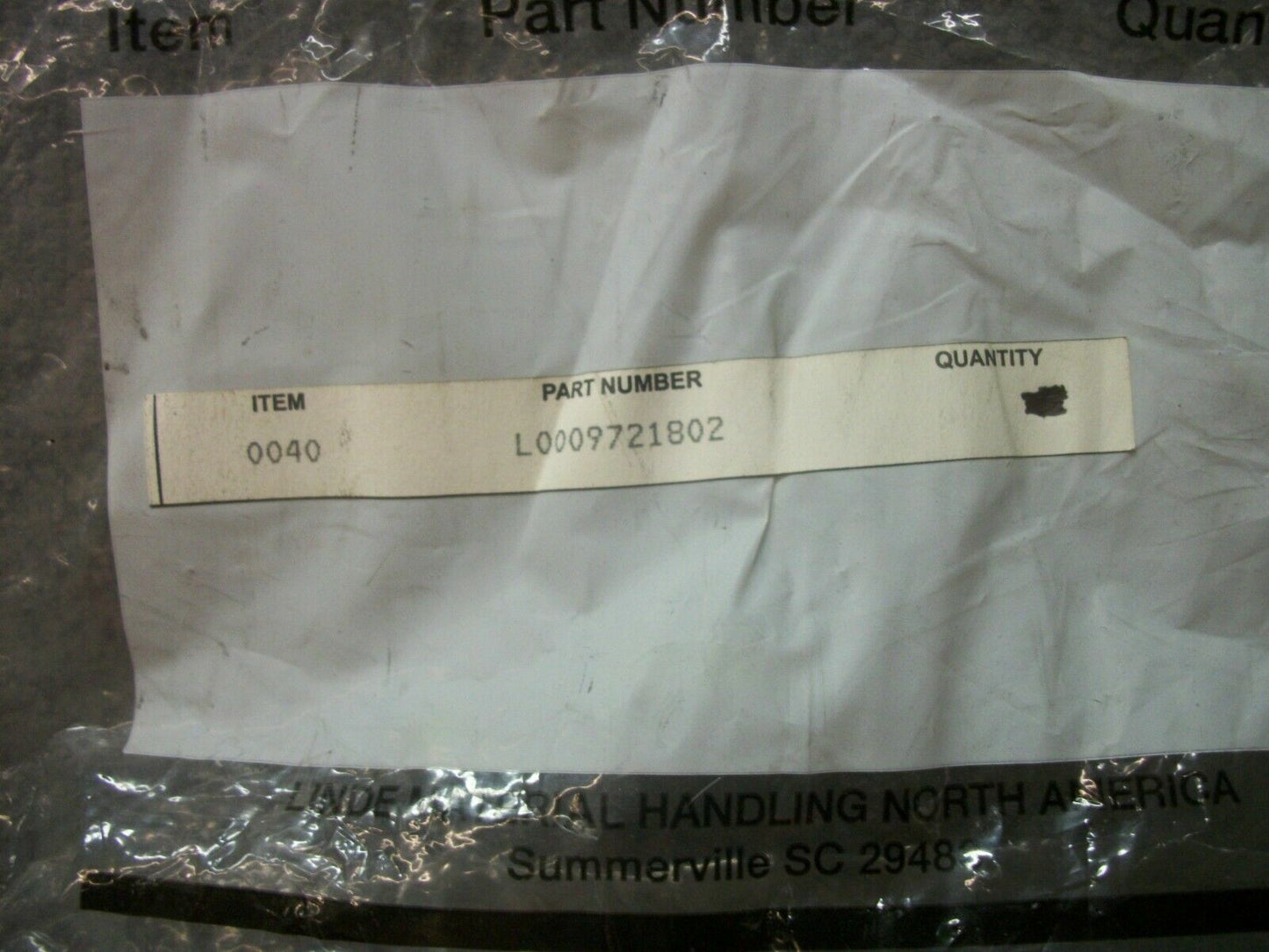 LINDE LOT OF 10 SPARK PLUGS L0009721802 NIB