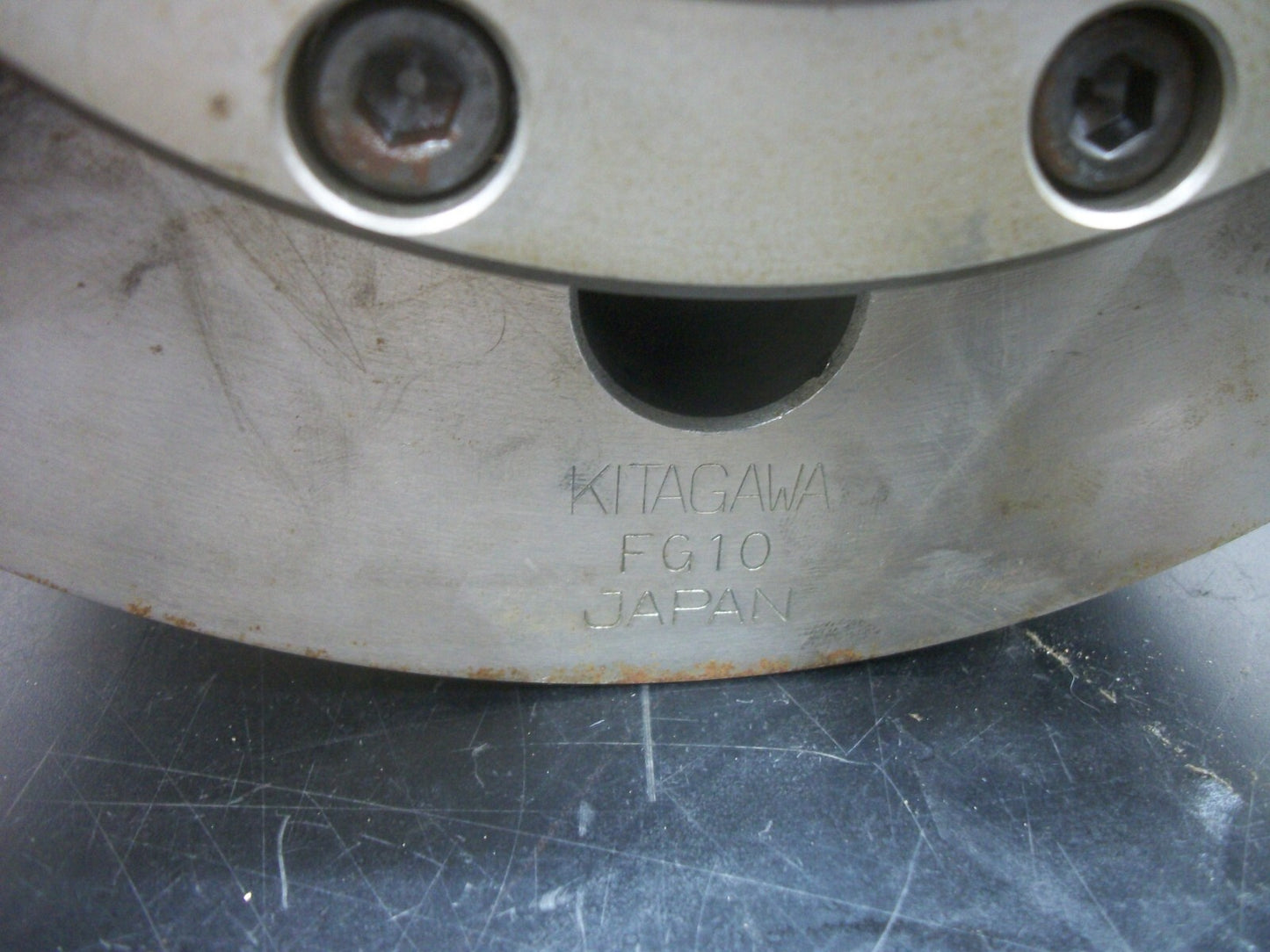 KITAGAWA 10" DIAMETER 3 JAWS POWER LATHE CHUCK FG10 QJR10 NOB