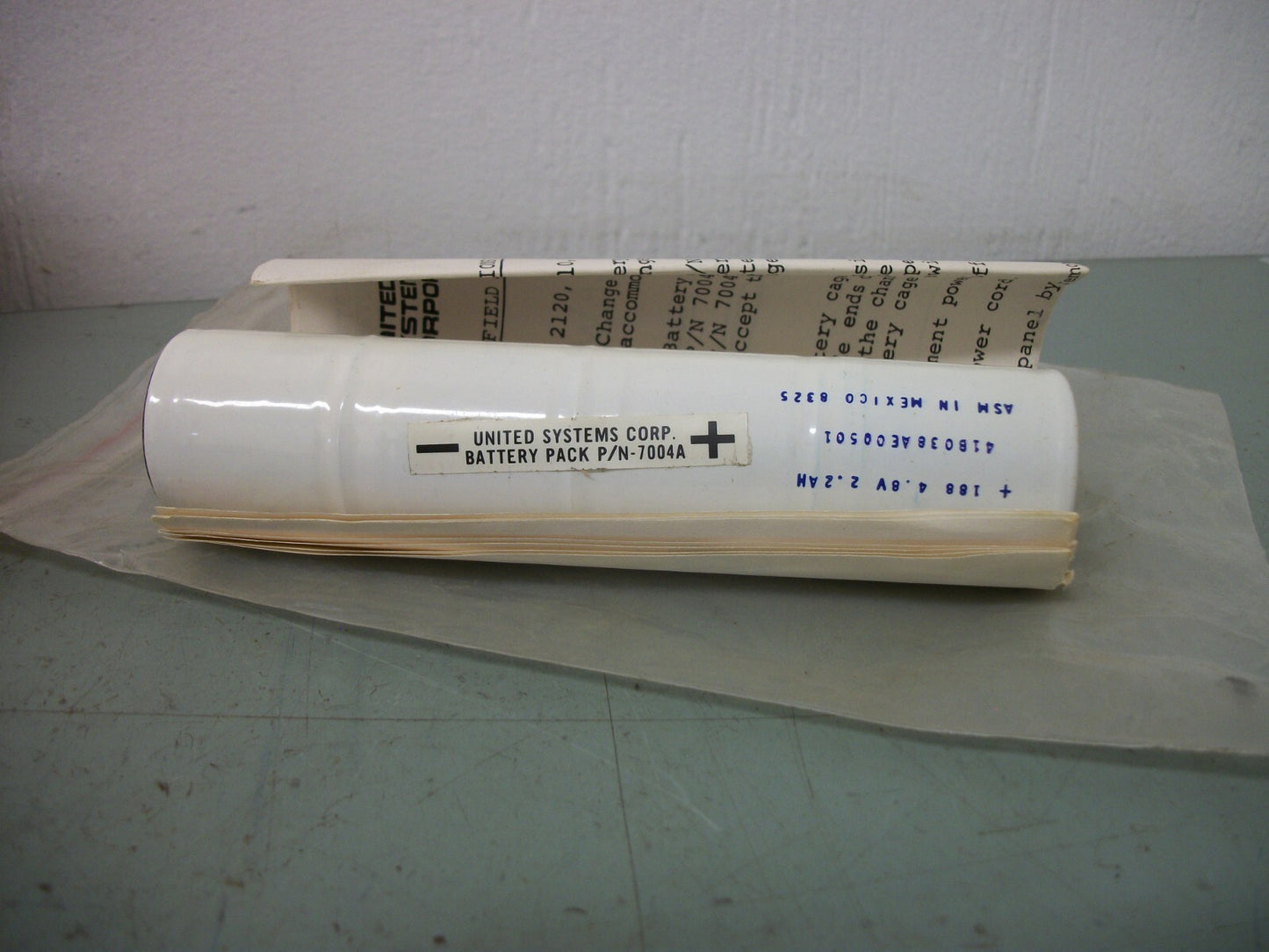 DIGITEC UNITED SYSTEMS CORP BATTERY PACK 7004A 4.8VOLT 2.2AH NEW