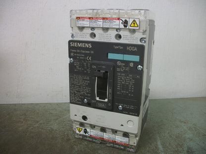 SIEMENS HDGA CIRCUIT BREAKER HDX3B100 100AMP 600VOLT 3POLE