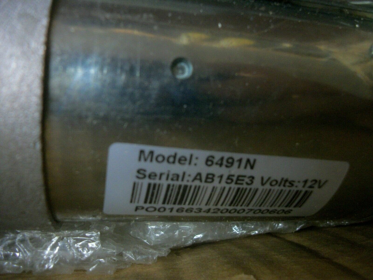 PROMATCH RAPIDPARTS REMAN STARTER MODEL 6491N A000012648